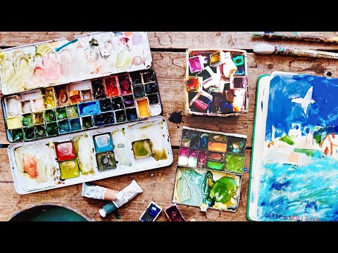 Видео: Возвращаясь к акварели