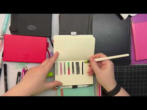 Видео: Тест популярных скетчбуков: Sketchmarker, Art Creation, Гамма, Ладога, Bruno Visconti, Daler Rowney