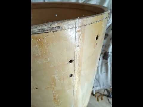 Видео: Premier 67 г. Том бас 16.5"- реставрация...
