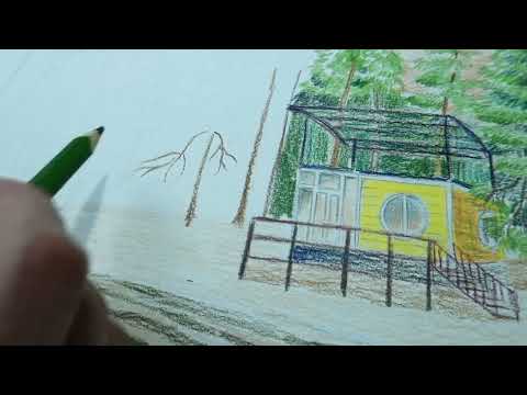 Видео: Творческий  альбом. Цветные карандаши