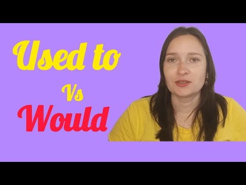 Видео: Used to  vs Would  на английском языке  и  в чем разница между ними? #английскийязык
