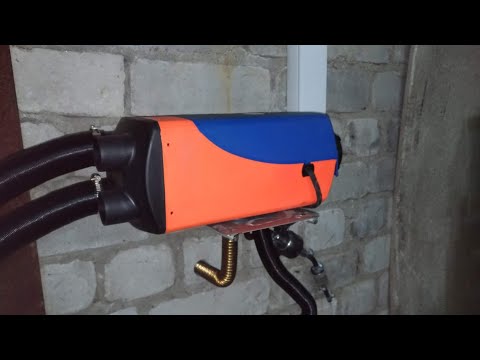 Видео: Китайская вебасто 5кватт 12вольт - в работе