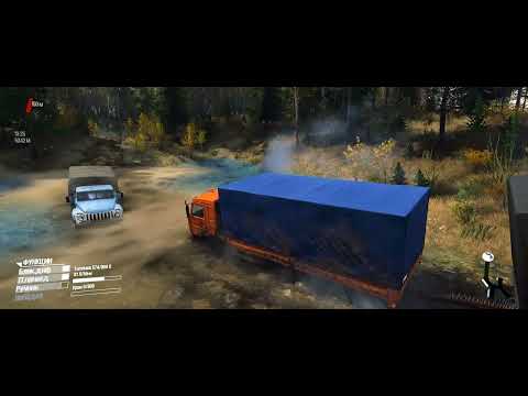 Видео: MudRunner Прохождение карты "Холмогоры" №2 автор карты:  Руслан Нигматов (Ruslan8)