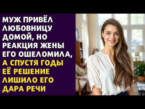 Видео: Муж привёл любовницу домой, но реакция жены ошеломила, а спустя годы её решение лишило его дара речи