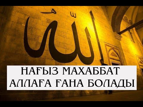 Видео: НАҒЫЗ МАХАББАТ АЛЛАҒА ҒАНА БОЛАДЫ. / Ұстаз Елдос Қуандықұлы