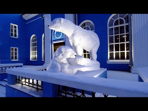 Видео: Мурманск.  Старый рынок, по ул Октябрьской