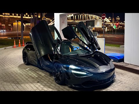 Видео: Москва. Лето. Безумный MCLAREN на 1000ЛС В ГОРОДЕ. ОН ТОЖЕ МОЖЕТ БОКОМ!