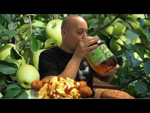 Видео: Картошка фри с сырным соусом МУКБАНГ MUKBANG