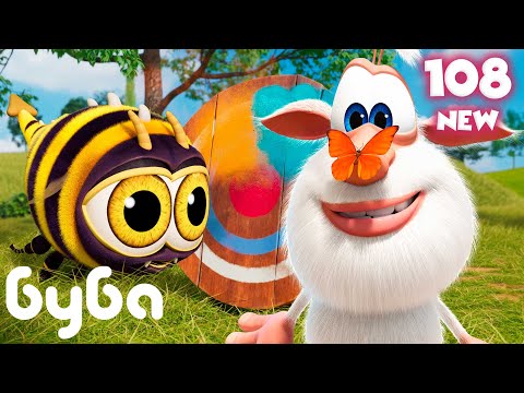 Видео: Буба 🙂 Шмель 🐝 НОВАЯ СЕРИЯ 🎯 Сборник веселых мультфильмов 🔥 Мультики