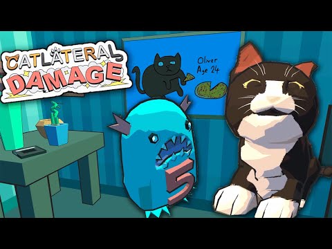 Видео: СИМУЛЯТОР ШКОДЛИВОГО КОТА - Catlateral Damage #1