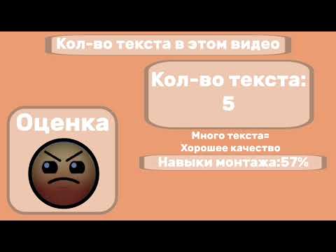 Видео: Кол-во текста в видео||ПЛГД