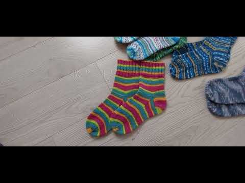 Видео: Носки из стоковой пряжи
