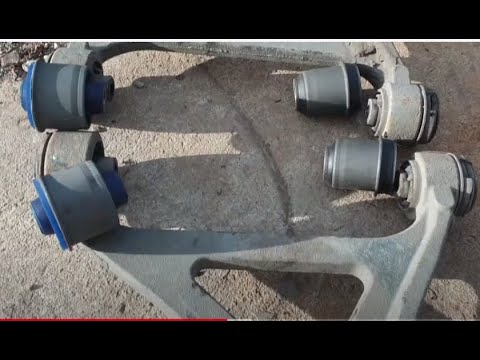 Видео: Замена сайлентблоков передней подвески 300c , Dodge AWD