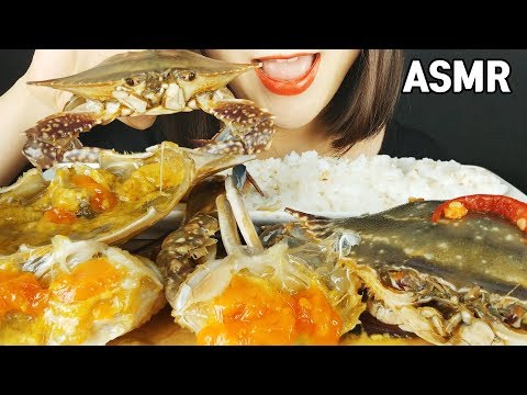 Видео: ASMR соевый соус сырой краб (еда звуки) * GANJANG GEJANG * Мок-Бэнг