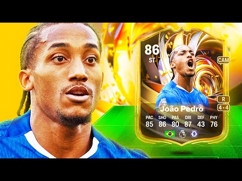 Видео: Стоит ли перезагрузить 86 рейтингов Жоао Педро SBC?!😳 Обзор игрока FC 26