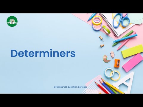 Видео: 📝 Определители | Типы и использование в английской грамматике