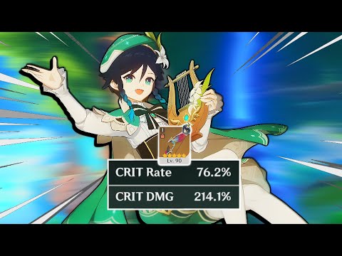 Видео: Обзор учетной записи Genshin Impact от DPS VENTI MAINS