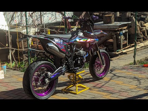 Видео: ПЕРЕДЕЛАЛ KEWS K16 ПОД МОТАРД