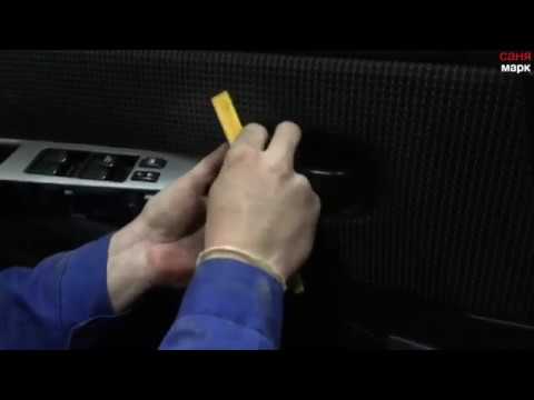 Видео: как снять дверную карту(обшивку)на ниссан тиида nissan tiida