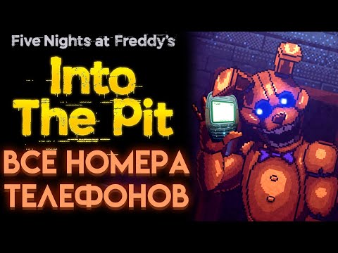 Видео: ВСЕ СЕКРЕТНЫЕ ТЕЛЕФОННЫЕ НОМЕРА ФНАФ ИНТО ЗЕ ПИТ ( FNAF INTO THE PIT )