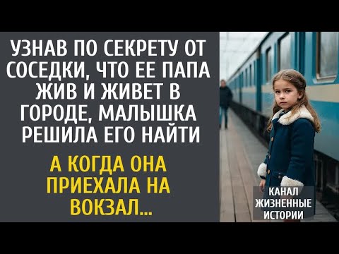 Видео: Узнав по секрету от соседки, что ее папа живет в городе, Нина решила его найти… А приехав на вокзал…