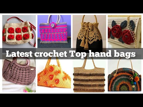 Видео: #1 уникальные стильные модели сумок, связанных крючком/последние привлекательные модели сумок, св...