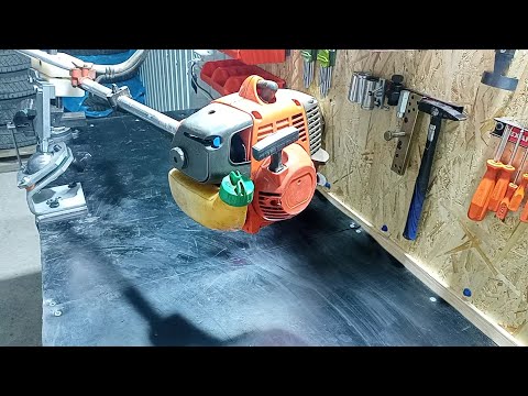 Видео: Husqvarna 128-R Не набирает обороты