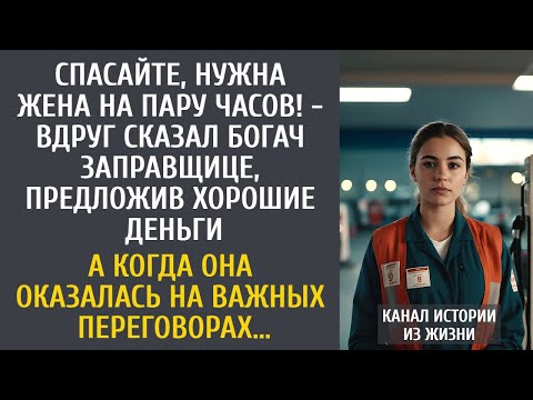 Видео: Спасайте, нужна жена на пару часов! - вдруг сказал богач заправщице, предложив хорошие деньги…