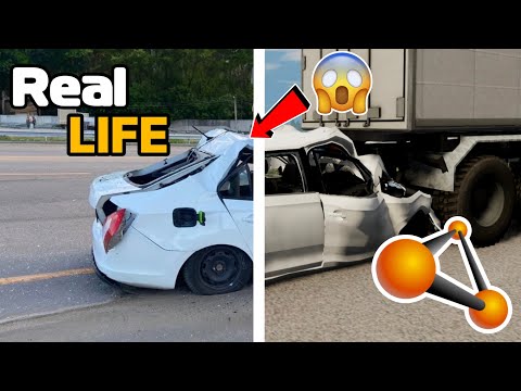 Видео: 😱АВАРИИ на РЕАЛЬНЫХ СОБЫТИЯХ в BeamNG.Drive #2