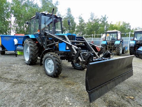 Видео: Мтз 82.1 (с КУН ПТМ 0,75)