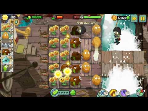 Видео: Растения против Зомби 2 Pirate Seas Day 20-24