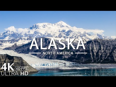 Видео: FLYING OVER ALASKA (4K UHD) — расслабляющая музыка и красивые видеоролики о природе — видео 4K Ultra