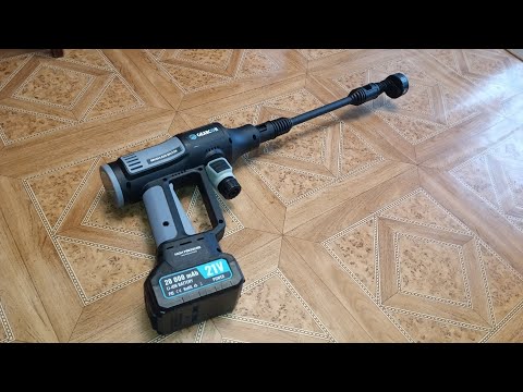 Видео: GEARCON. Самая мощная аккумуляторная автомойка на 420вт с бесщёточным двигателем.