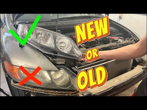 Видео: Как заменить фары Honda Civic