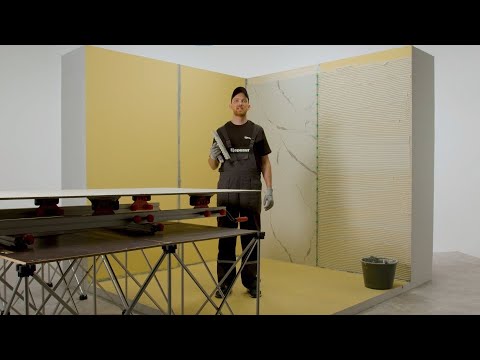 Видео: На какой клей приклеить крупноформатный керамогранит? НОВЫЙ плиточный клей Церезит СМ 17 Аэрогель