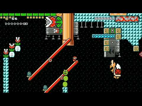 Видео: Грибы в тени от bran98 🍄Super Mario Maker 2 Switch Без комментариев #dpe