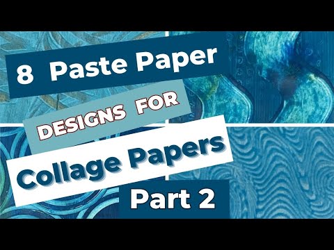 Видео: Бумага для коллажа – Часть вторая