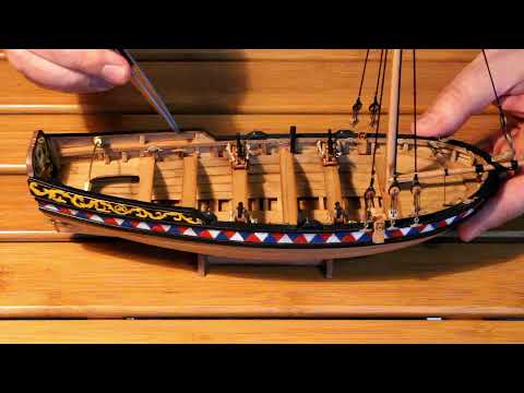 Видео: Сборка ботика Петра I "Святой Николай" (часть 3)