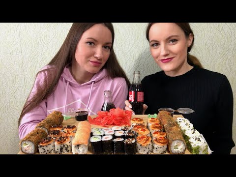 Видео: MUKBANG РОЛЛЫ / МУКБАНГ  ROLLS