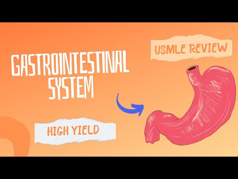 Видео: Обзор желудочно-кишечного тракта высокой эффективности для CK и Shelf-обследований на этапе 1/2