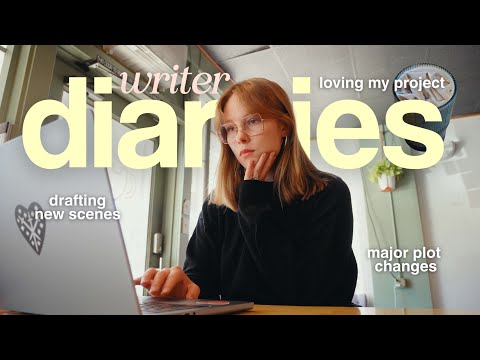 Видео: Дневники писателя 💭✨ неделя написания черновика моего научно-фантастического романа + существенны...