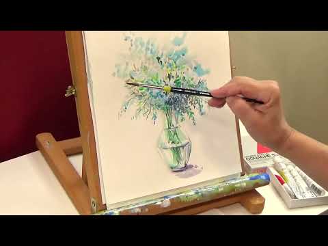 Видео: Как нарисовать акварелью этюд