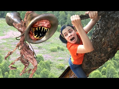 Видео: Siren head - игра с Врединой и Старшей в реальной жизни