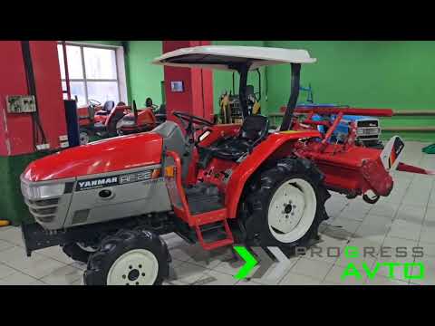 Видео: Минитрактор Yanmar AF-22 - японский трактор мощностью 22 л.с. с почвофрезой