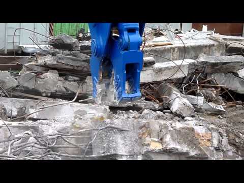 Видео: 1,5 tons concrete shears and crushers ARDEN CU1300BB / СD015BB in Belgium