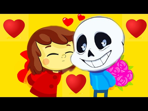 Видео: ФРИСК + САНС = !?!?! - Undertale Dating Sim [Datetale]