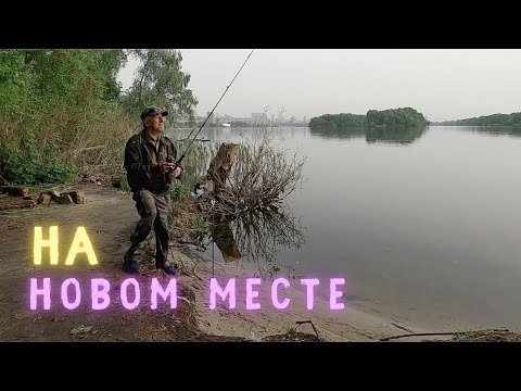 Видео: Рыбалка на донку с берега на новом месте. Рыба потихоньку просыпается.