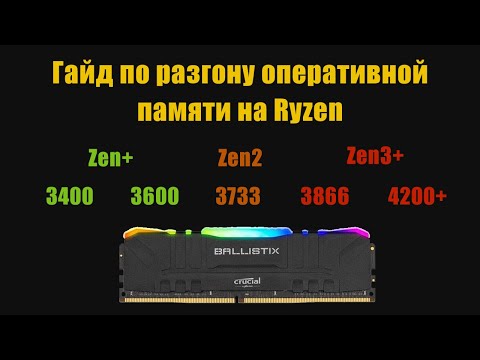 Видео: Подробная инструкция по разгону оперативной памяти на процессорах Ryzen