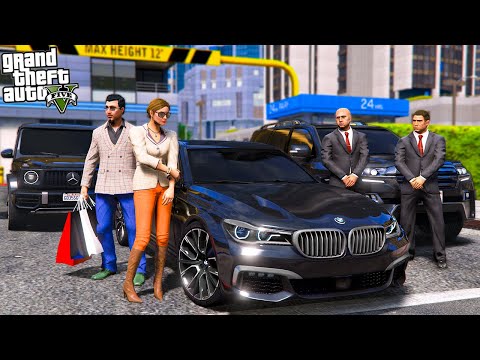 Видео: ОТЕЦ И СЫН В GTA 5 - УСТРОИЛСЯ ЛИЧНЫМ ВОДИТЕЛЕМ ЖЕНЫ БИЗНЕСМЕНА! ЛИЧНЫЙ ВОДИТЕЛЬ НА BMW 760i! 🌊ВОТЕР