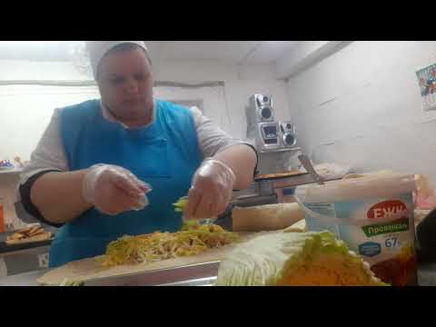 Видео: шаурма булочки работаем.